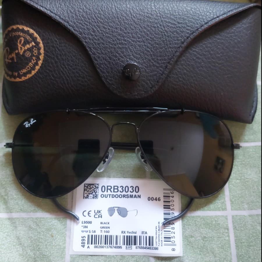 Gambar dari Kacamata Original Ray-Ban RB3030 Outdoorsman Full Black