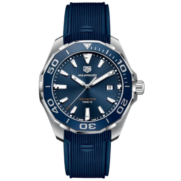Tag Heuer Aquaracer WAY101C.FT6153 Dial Blue Rubber Original