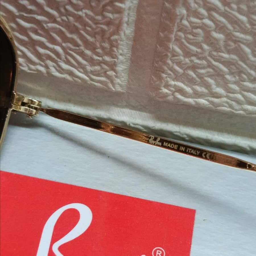 Gambar dari Kacamata Original Rayban RB3548 Hexagonal Gold Brown