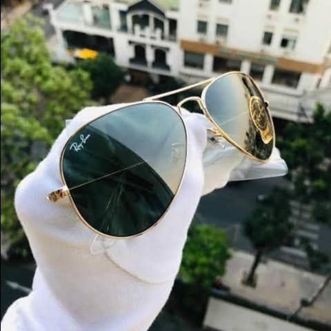 Gambar dari Kacamata Original Rayban RB3026 Aviator Metal Size 62 Gold Black