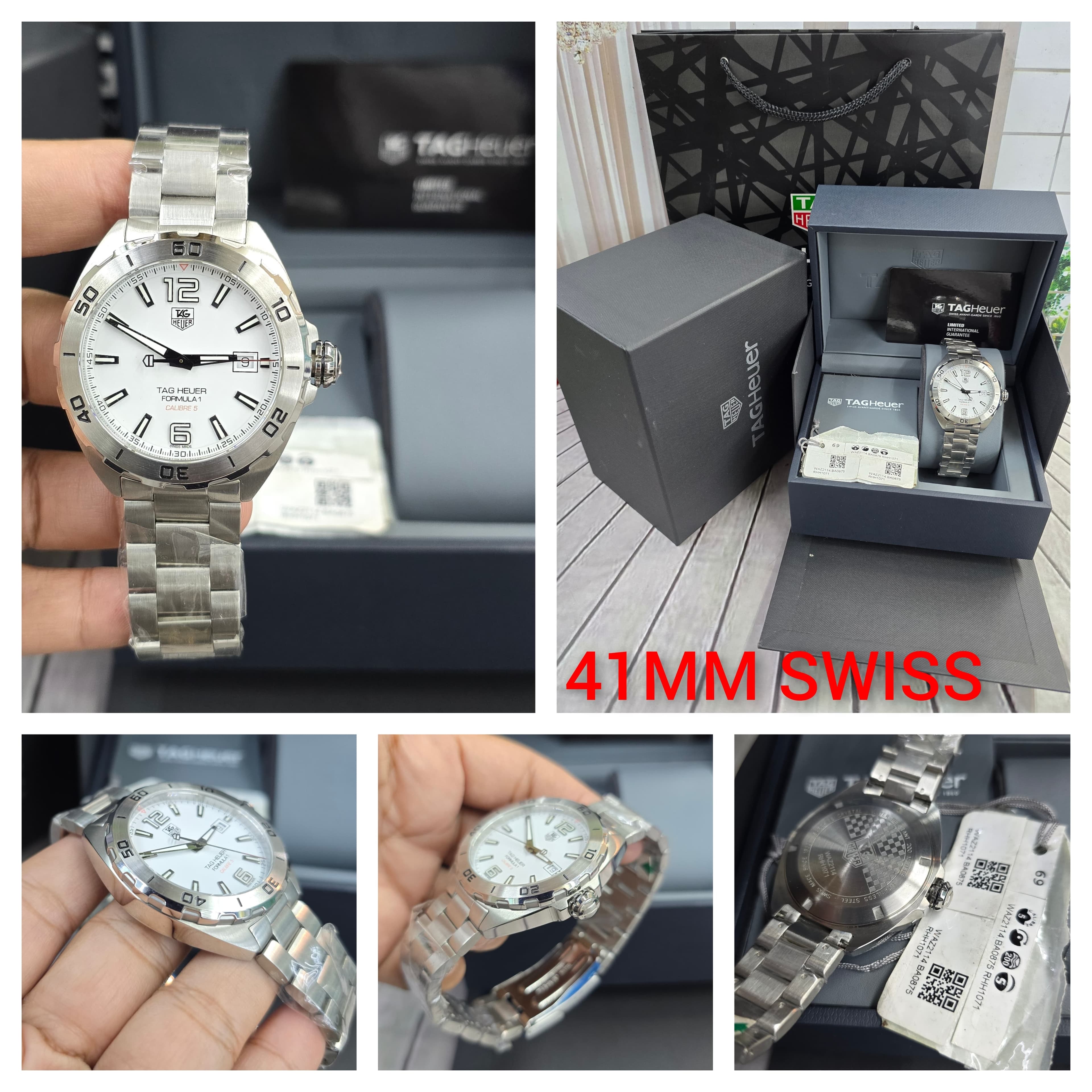 Gambar dari Tag Heuer Formula 1 Calibre 5 WAZ2114.BA0875 Automatic White Dial