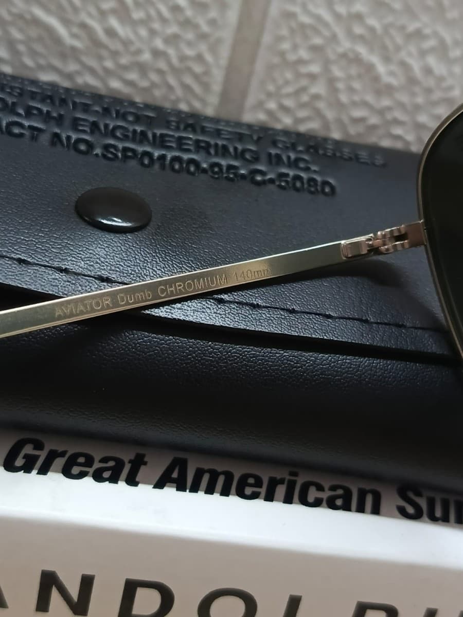 Gambar dari Kacamata Original Sunglasses Randolph Engineering Predator Pilot Silver