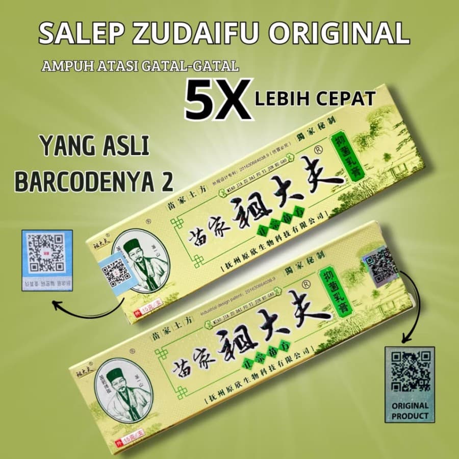 Gambar dari Salep ZUDAIFU Original 100% mengatasi Eksim Jamur Kurap Alergi Kudis dll
