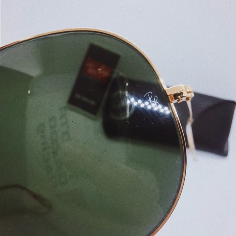 Gambar dari Kacamata Original Rayban RB3025 Aviator Metal Size 58 Gold Black