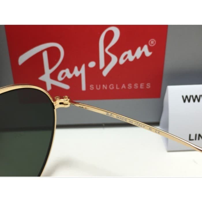 Gambar dari Kacamata Original Rayban RB3447 Round Gold Metal