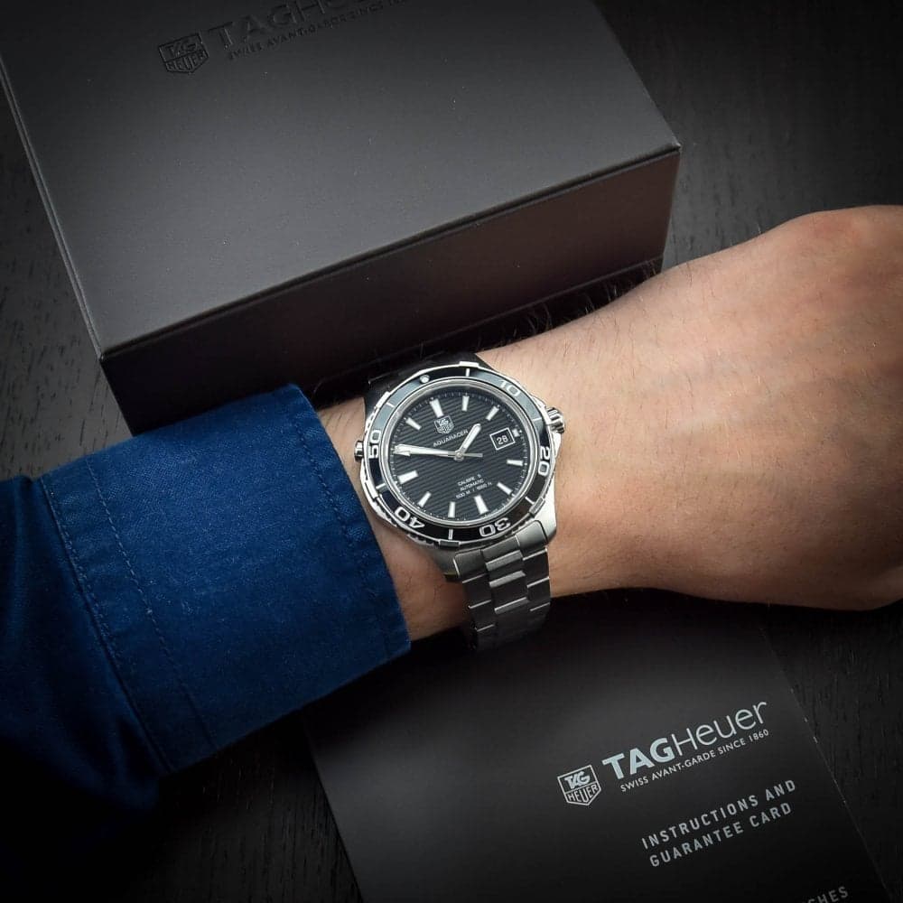 Gambar dari Tag Heuer Aquaracer WAK2110.BA0830 Calibre 5 Automatic Ceramic Black Dial