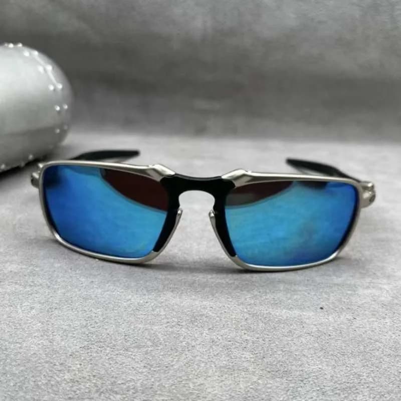 Gambar dari Oakley Badman 006020-03 Polarized Blue Lenses Outdoor Sports Glasses