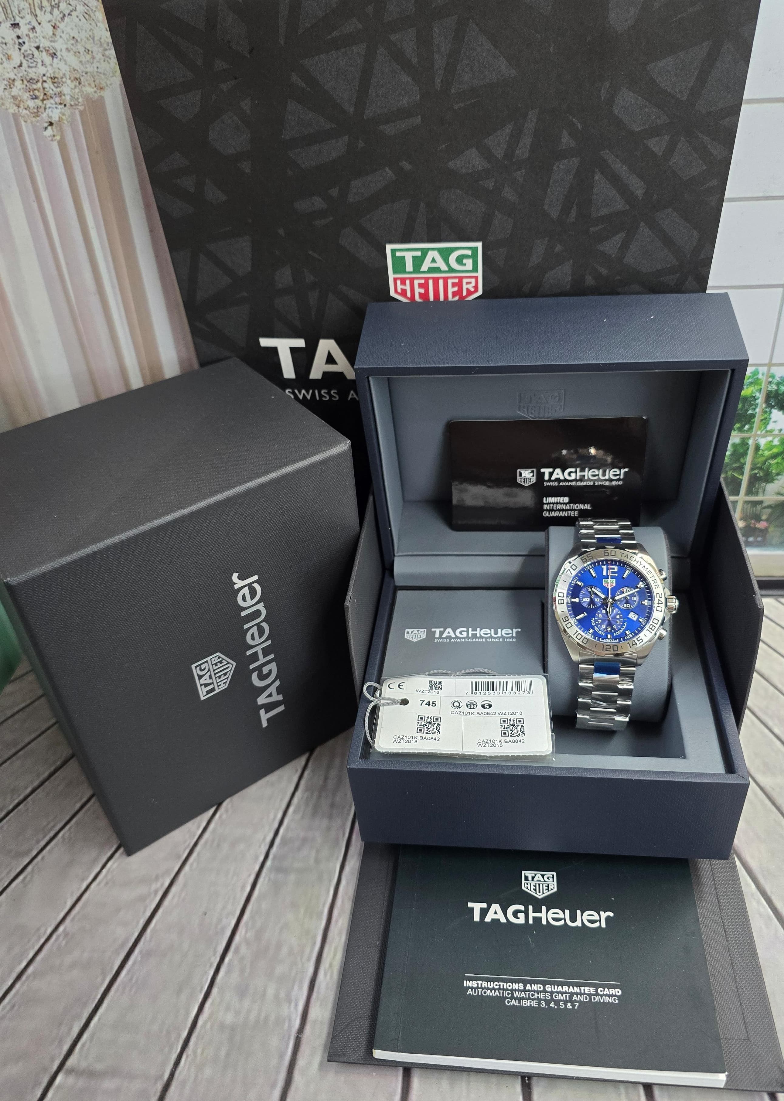 Gambar dari Tag Heuer Formula 1 CAZ101K.BA0842 Dial Blue Chronograph