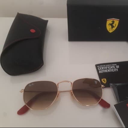 Gambar dari Kacamata Rayban Scuderia Ferrari Collection RB3548 Size 54 Original Preloved