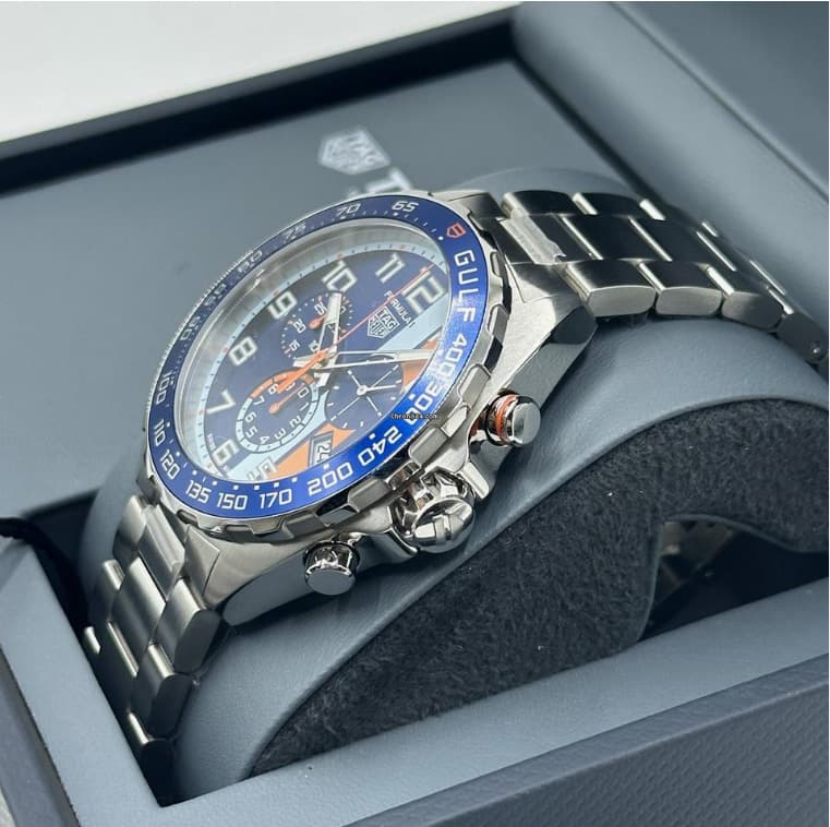 Gambar dari TAG Heuer Formula 1 CAZ101AT.BA0842 Gulf Edition Blue dial Mens Watch