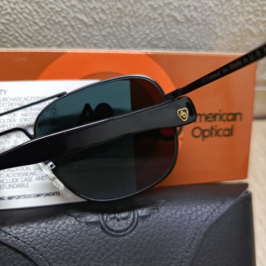 Gambar dari Kacamata Original American Optical (AO) Eyewear Model Pilot Frame Black