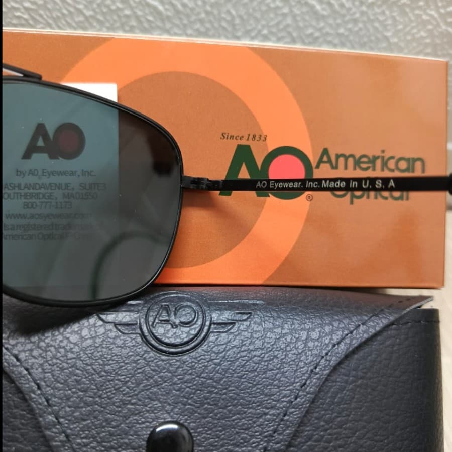 Gambar dari Kacamata Original American Optical (AO) Eyewear Model Pilot Frame Black