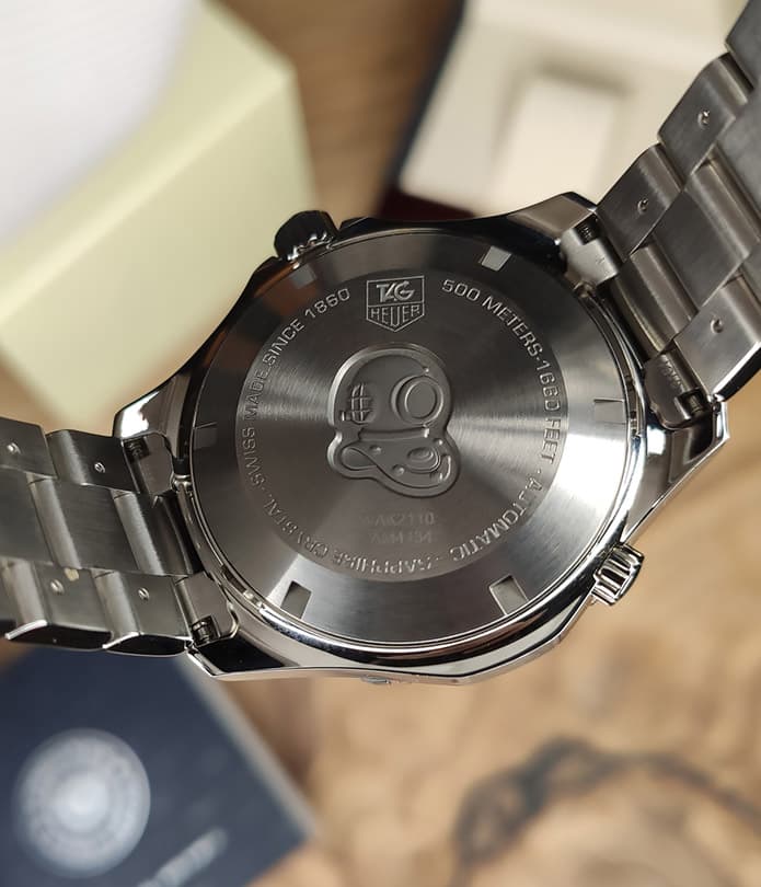 Gambar dari Tag Heuer Aquaracer WAK2110.BA0830 Calibre 5 Automatic Ceramic Black Dial