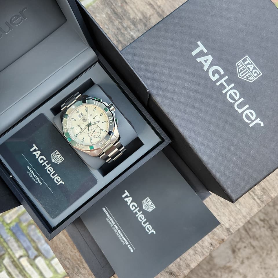 Gambar dari Tag Heuer Aquaracer CAY1111.BA0927 Chronograph White Dial