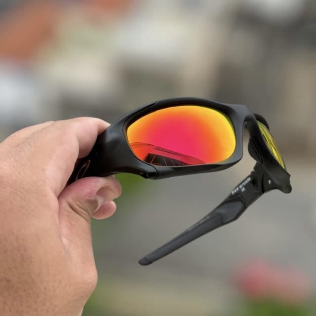 Gambar dari Oakley Pit Boss II Sunglasses Matte Black Frame Polarized Fire Lenses