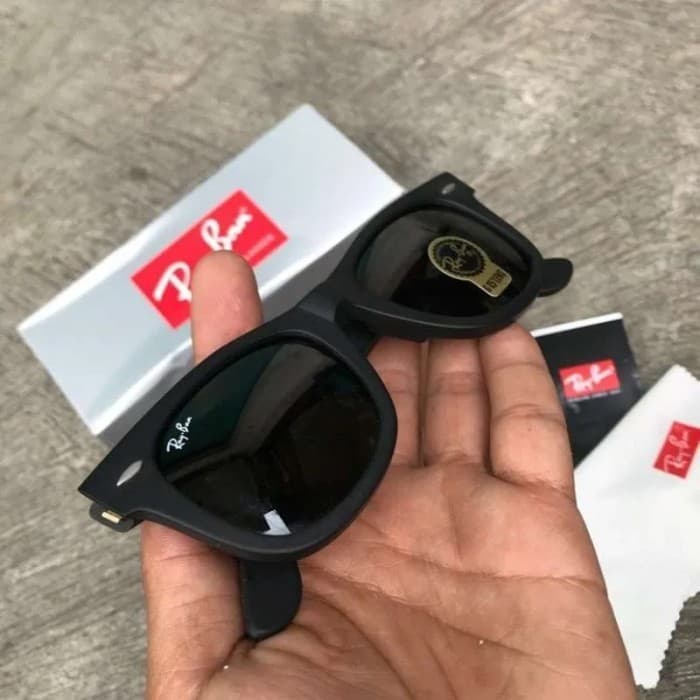 Gambar dari Kacamata Original Rayban RB2140A Wayfarer Frame Black Doff