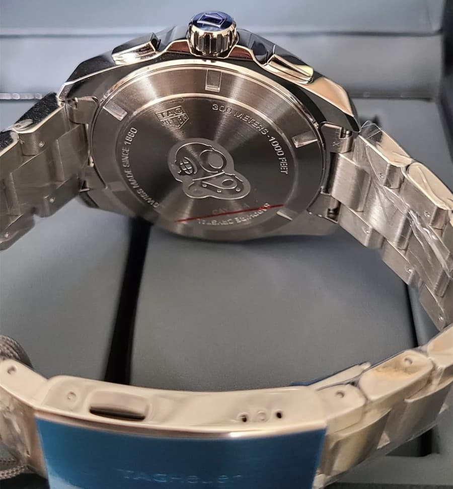 Gambar dari Tag Heuer Aquaracer Chronograph CAY111A.BA0927 Men's Black Dial Watch