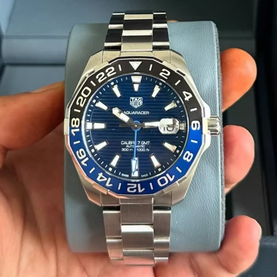 Gambar dari Tag Heuer Aquaracer Calibre 7 GMT Batman WAY201T Mens Watch