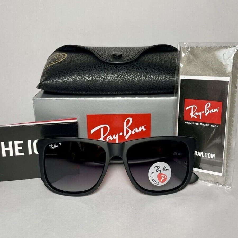 Gambar dari Kacamata Original Rayban RB4165 Wayfarer Justin (lensa hitam grey)