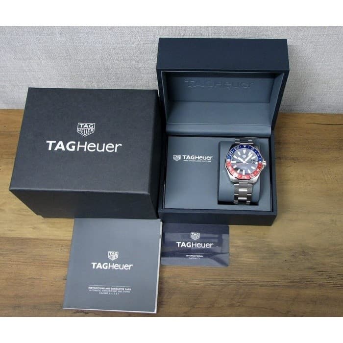 Gambar dari TAG Heuer Aquaracer Calibre 7 GMT WAY201F Pepsi Mens