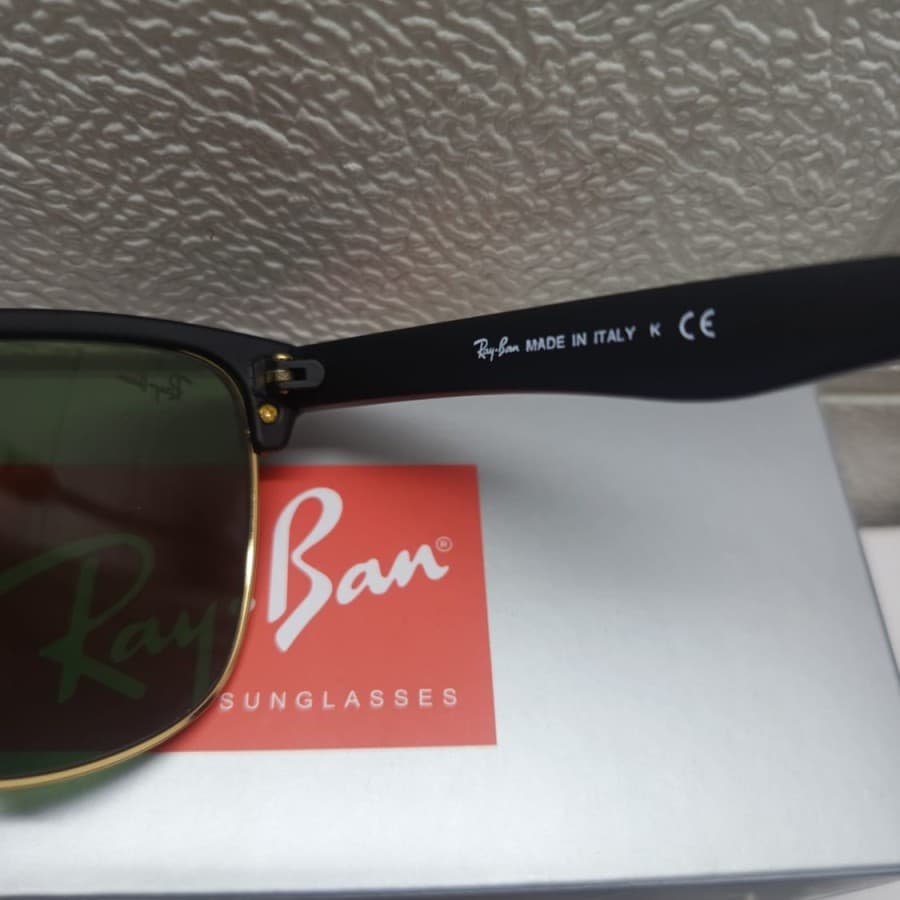 Gambar dari Kacamata Original Rayban RB4175 Clubmaster Oversized Black Doff