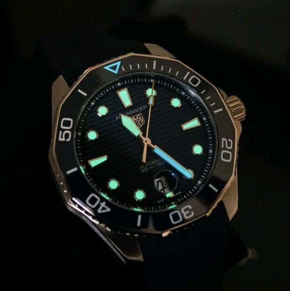 Gambar dari TAG Heuer Aquaracer WBP201B.FT6198 Automatic Blue Dial Rubber Strap