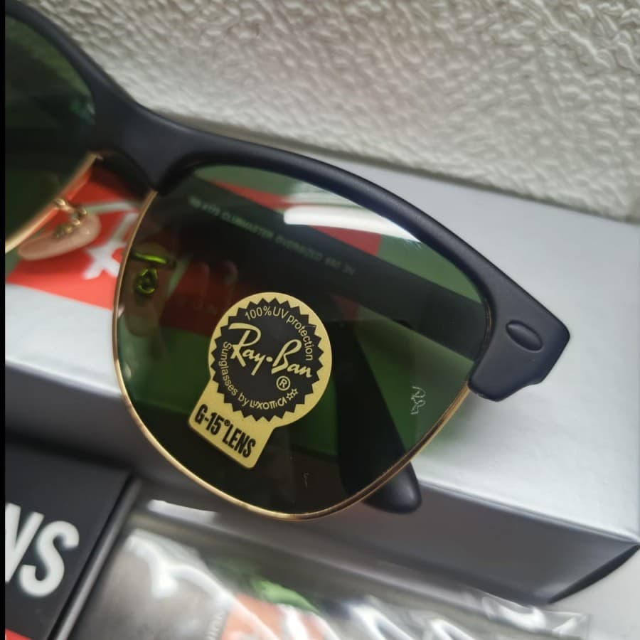 Gambar dari Kacamata Original Rayban RB4175 Clubmaster Oversized Black Doff