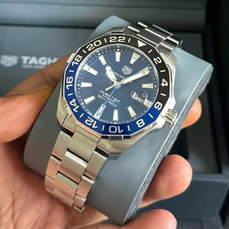 Gambar dari Tag Heuer Aquaracer Calibre 7 GMT Batman WAY201T Mens Watch